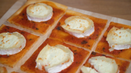 Mini pizza chevre