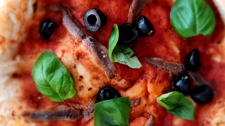 Anchois sur pizza